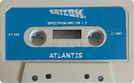 Cartridge artwork for Satcom on the Sinclair ZX Spectrum.