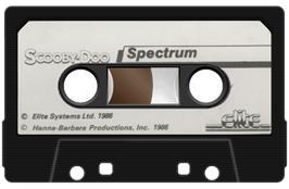 Cartridge artwork for Scooby Doo on the Sinclair ZX Spectrum.