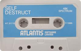 Cartridge artwork for Self Destruct on the Sinclair ZX Spectrum.
