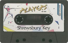 Cartridge artwork for Shrewsbury Key on the Sinclair ZX Spectrum.