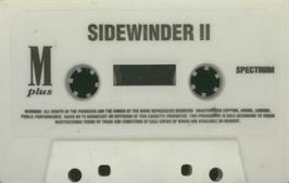 Cartridge artwork for Sidewinder 2 on the Sinclair ZX Spectrum.