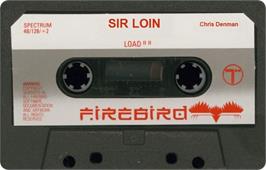 Cartridge artwork for Sir Loin on the Sinclair ZX Spectrum.