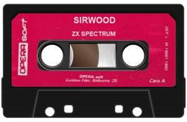 Cartridge artwork for Sirwood on the Sinclair ZX Spectrum.