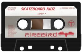 Cartridge artwork for Skateboard Kidz on the Sinclair ZX Spectrum.