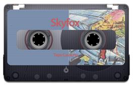 Cartridge artwork for Skyfox on the Sinclair ZX Spectrum.