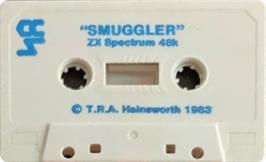 Cartridge artwork for Smuggler on the Sinclair ZX Spectrum.
