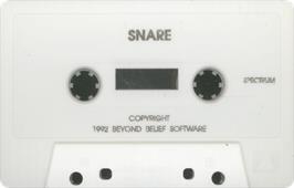 Cartridge artwork for Snare on the Sinclair ZX Spectrum.