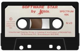 Cartridge artwork for Software Star on the Sinclair ZX Spectrum.