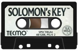 Cartridge artwork for Solomon's Key on the Sinclair ZX Spectrum.