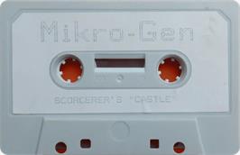Cartridge artwork for Sorcerer's Castle on the Sinclair ZX Spectrum.