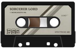 Cartridge artwork for Sorcerer Lord on the Sinclair ZX Spectrum.
