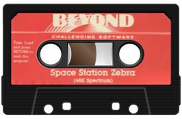 Cartridge artwork for Space Station Zebra on the Sinclair ZX Spectrum.