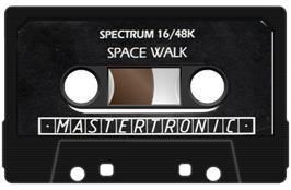 Cartridge artwork for Space Walk on the Sinclair ZX Spectrum.