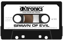 Cartridge artwork for Spawn Of Evil on the Sinclair ZX Spectrum.