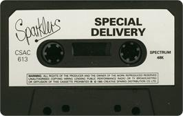 Cartridge artwork for Special Delivery: Santa's Christmas Chaos on the Sinclair ZX Spectrum.
