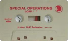 Cartridge artwork for Special Operations on the Sinclair ZX Spectrum.