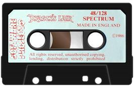 Cartridge artwork for Spectrum Game Writers' Pack - Dragon's Lair on the Sinclair ZX Spectrum.