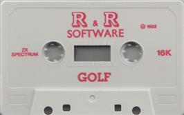 Cartridge artwork for Spectrum Golf on the Sinclair ZX Spectrum.