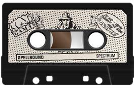 Cartridge artwork for Spellbound on the Sinclair ZX Spectrum.