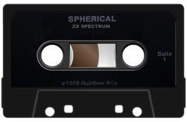 Cartridge artwork for Spherical on the Sinclair ZX Spectrum.