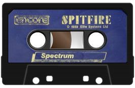 Cartridge artwork for Spitfire on the Sinclair ZX Spectrum.
