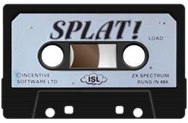 Cartridge artwork for Splat! on the Sinclair ZX Spectrum.