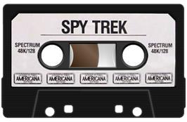 Cartridge artwork for Spy-Trek Adventure on the Sinclair ZX Spectrum.