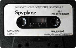 Cartridge artwork for Spy-plane on the Sinclair ZX Spectrum.