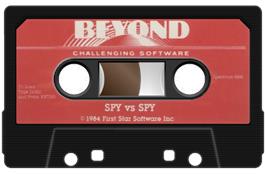 Cartridge artwork for Spy Vs. Spy on the Sinclair ZX Spectrum.