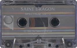 Cartridge artwork for St Dragon on the Sinclair ZX Spectrum.
