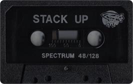 Cartridge artwork for Stack Up on the Sinclair ZX Spectrum.