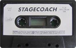 Cartridge artwork for Stagecoach on the Sinclair ZX Spectrum.