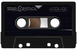 Cartridge artwork for Star Control on the Sinclair ZX Spectrum.