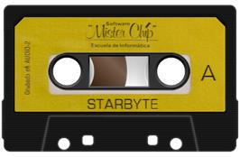 Cartridge artwork for Starbyte on the Sinclair ZX Spectrum.