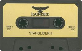 Cartridge artwork for Starglider 2 on the Sinclair ZX Spectrum.