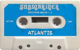 Cartridge artwork for Submariner on the Sinclair ZX Spectrum.