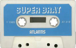 Cartridge artwork for Super Brat on the Sinclair ZX Spectrum.