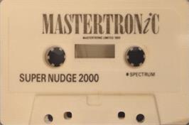 Cartridge artwork for Super Nudge 2000 on the Sinclair ZX Spectrum.