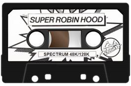 Cartridge artwork for Super Robin Hood on the Sinclair ZX Spectrum.