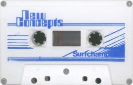 Cartridge artwork for Surf Champ on the Sinclair ZX Spectrum.