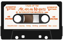 Cartridge artwork for Tales Of The Arabian Nights on the Sinclair ZX Spectrum.