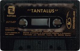 Cartridge artwork for Tantalus on the Sinclair ZX Spectrum.
