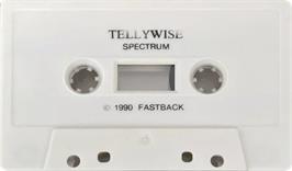 Cartridge artwork for Telly Wise on the Sinclair ZX Spectrum.