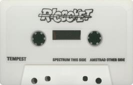 Cartridge artwork for Tempest (Mikro-Gen) on the Sinclair ZX Spectrum.