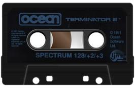 Cartridge artwork for Terminator 2 - Judgment Day on the Sinclair ZX Spectrum.