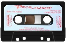 Cartridge artwork for Terror Of The Deep on the Sinclair ZX Spectrum.