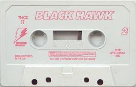 Cartridge artwork for The Black Hole on the Sinclair ZX Spectrum.