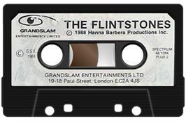 Cartridge artwork for The Flintstones on the Sinclair ZX Spectrum.