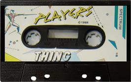 Cartridge artwork for Thing! on the Sinclair ZX Spectrum.