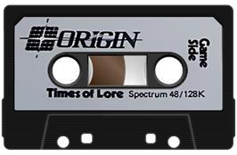 Cartridge artwork for Times Of Lore on the Sinclair ZX Spectrum.